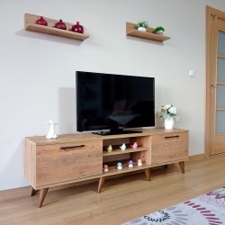 Mobilya Sepeti ( Ms 25 ) Tv Ünitesi Dolabı,raflı,ceviz